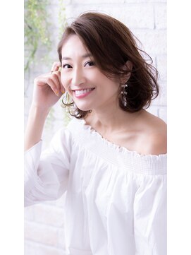 ヘアーアートシフォン 川口東口店(hair art chiffon) ダークアッシュ/似合わせカット/ミディアムレイヤーカット