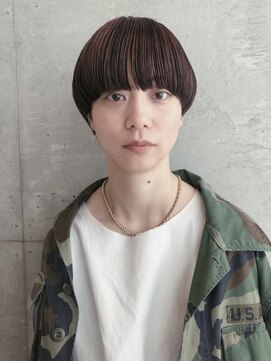 ドットプラス リム(Dot+LIM) （stylist曽我）ワインレッドのハイライト×マッシュショート