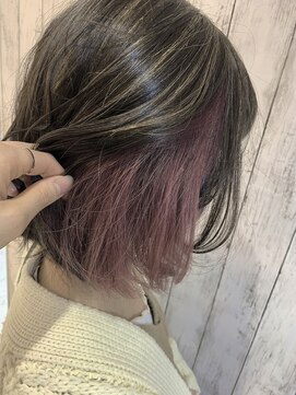 ラテ(latte) ハイライト×インナーカラー