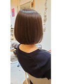 【大人かわいい】切りっぱなし 小顔 ミニボブ