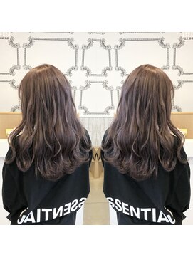 デザイン フォー ヘアー グランツ プロデュース バイ ヒス(Design for hair GRAnt'z) ピンクベージュ