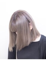 ルプラ ガーデン(le-pla garden)&nbsp;切りっぱなしボブ#ベージュ#ケアブリーチ#ダブルカラー#豊橋