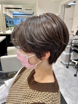 シファー(~Cifer) 大人かっこいい小顔ショート丸みショートお客様ヘア☆