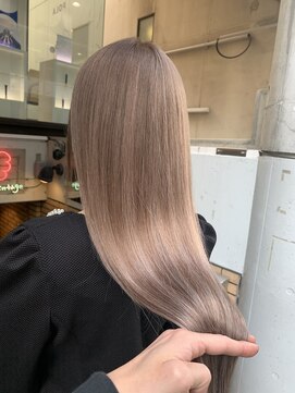 ラフ 難波店(LAFF) #黒髪#ボブルフ#ネビージュ#小顔#ワンレン