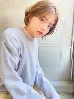 メーヴェ(Mowen)&nbsp;mowen 南堀江　ミニボブ×ブロンドカラー×外国人風