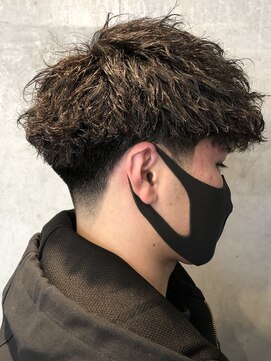 グッドプレイスアンドシング(Good Place&thing) メンズ刈り上げ短髪マッシュツイストスパイラルスキンフェード