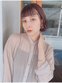 20代30代大人可愛い外ハネ/ミニボブ/前髪カット