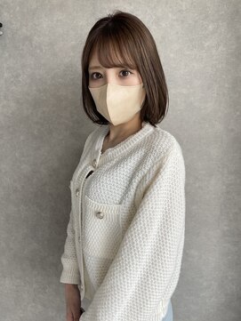 ムード カナザワ(mood kanazawa) くびれボブ×グレージュ