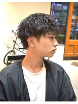 フリーク バーバーショップ 都島店(FREAK BARBER SHOP)&nbsp;波巻きツイストスパイラルパーマ