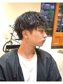 波巻きツイストスパイラルパーマ