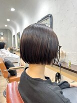 エトネ ヘアーサロン 仙台駅前(eTONe hair salon) 20代 30代　ぱつっとミニボブ