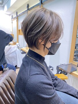 バンプ ギンザ(BUMP GINZA) 白髪ぼかしハイライト/絶壁解消/ひし形大人ショートボブ/聖