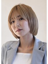 アース 鶴見店(HAIR&MAKE EARTH) サイドバング×金髪ショート