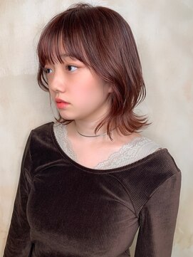 ニスル センター南店(NISURU） 似合わせカット/大人ガーリー/ダークアッシュ/着物/センター南