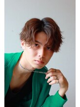 メンズカット バイ ソイクフ(メンズカット by SOY-KUFU) MEN’SHAIRアップバンク波巻きマッシュヘア