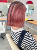 逆アンブレラカラー×外ハネボブ