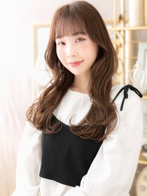 カバーヘア ブリス 戸田公園西口店(COVER HAIR bliss)&nbsp;シースルーバングくせ毛風レイヤーパーマa戸田公園20代30代40代