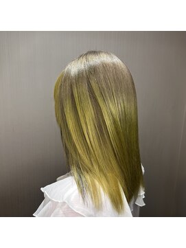 ヘアーアンドビュー ティーリタ 蕨(RITA) ▽ルーツカラー×イエロー▽