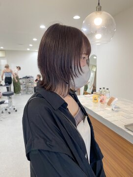 コルユニテ(col. unite) ラベンダーカラー/ワンカラー/ボブ/ウルフボブ/ウルフヘア