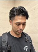 アップバングビジネススタイル