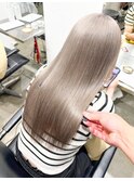 ハイトーンこなれミディ/うる艶髪質改善トリートメント/新宿