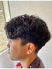 【30代以降人気NO3】メンズカット＋ふんわりニュアンスパーマ￥13500→￥12500