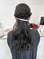 エマノア(EMANOA)&nbsp;お呼ばれアレンジ♪巻き下ろし