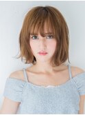 ガーリーボブ20代/30代/40代/庭瀬