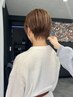 [平日限定]エイジングケア◎カット+ケアカラー+ヘッドスパ ￥12000