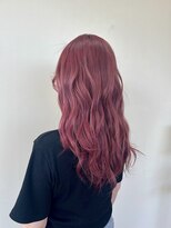 ギルド(Guild)&nbsp;ピンクカラーピンクブラウン 透け感ダブルカラー暖色