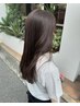 【浅田指名限定】透明感カラー+ホームケア付きAujuaトリートメント￥9500