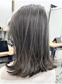 ◇白髪をデザインにカッコ可愛くぼかすコントラストハイライト◇