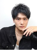 Vショート アップバング