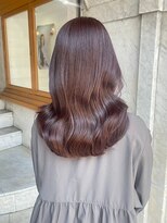 リアン(Lien)&nbsp;リーチなしダブルカラー/透明感/テラコッタブラウン