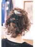 ヘアセット（ハーフアップ）￥4400