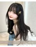 【毛髪強化＊ダメージ削減】Premiumケアカラー+カット+髪質改善PremiumTR ＊