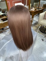 スペックホルダーミミ(Spec Holder mimi)&nbsp;透け感ピンクベージュロング