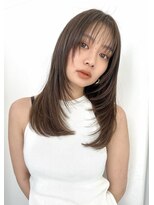 ヒール 銀座(heel)&nbsp;小顔に見せるワンホン＆韓国ヘア/顔周りレイヤーカット