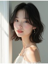 モードケイズ 調布店(MODE K's)&nbsp;レイヤーボブ_韓国顔周り調布ブリーチレイヤーカット