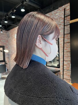 オーガニック アトリエ 大宮(organic+atelier) 20代30代40代ミニボブショコラアッシュ透明感小顔ブリーチなし