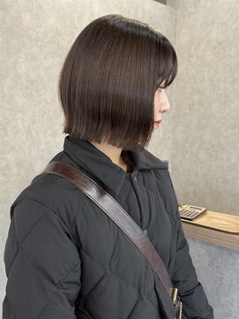 コク 千葉駅西口(COQU) パツっとボブ/くびれ巻き/千葉【積田佳奈】