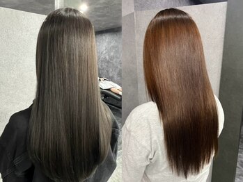 ティグルカゴシマ(TIGRE kagoshima)の写真/【縮毛矯正+カット+トリートメント¥7900】お悩みに合わせた縮毛矯正メニューで自然な仕上がりが大好評◎