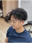 ピンパーマでつくるソフトツイスパ[メンズ/メンズサロン/池袋]
