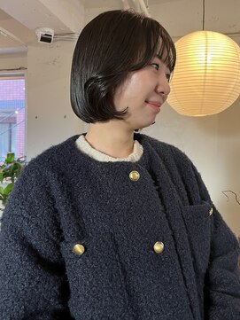 タッセルボブ/透明感カラー