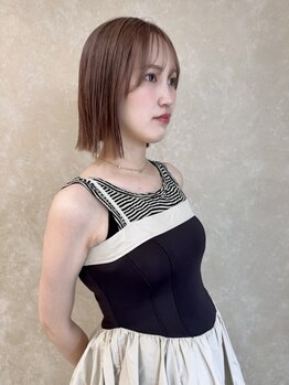 リノア(Linoa)の写真/ダメージレスのカラーリングが叶う◎お洒落でかわいいデザインを一緒に創っていきましょう♪