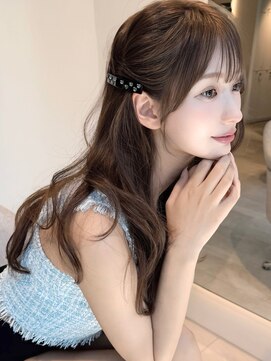 マインバイアフロートギンザ(MYNE by AFLOAT GINZA) レイヤーカット/顔周り/チョコレートベージュ