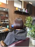 乾かすだけでまとまる髪質改善ボブ
