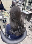 ダークグレージュ　赤み消しカラー