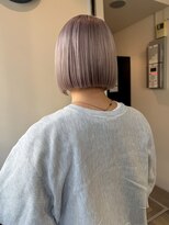 ブリックバイブレイス 千葉 千葉中央(brick by brace)&nbsp;ミルクティーブロンド/ダークブルー/デジタルパーマ/千葉駅
