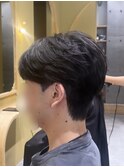 ダウンパーマ×毛流れヘア